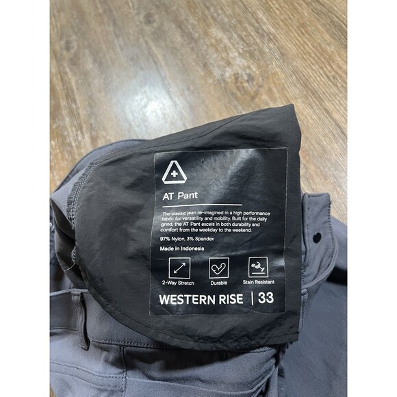 Western Rise AT Pant Mens 33 Gray Business Casual Outdoor Preppy Workwear - Picture 8 of 13
